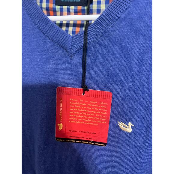 NWT Southern Marsh V Neck Sweater Small - Picture 3 of 4